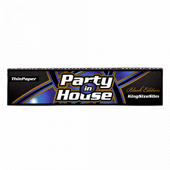   Party in House - KingSizeSlim - Black (Thin Paper) 110 