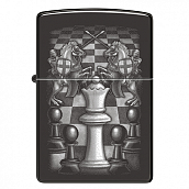  Zippo 48762 - Chess Design - High Polish Black