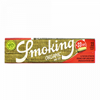   Smoking King Size - Organic + FILTER TIPS (33 )